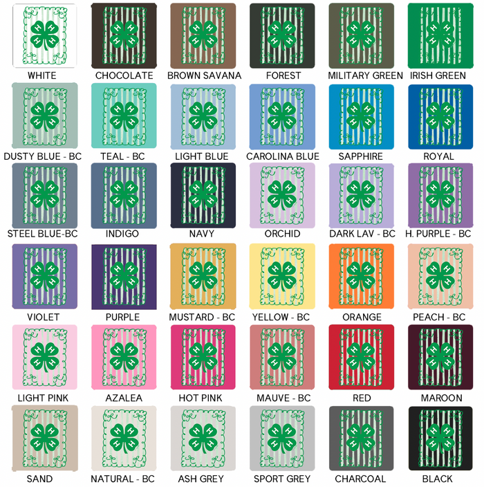 4-H Stripe/Bow– Hoodie