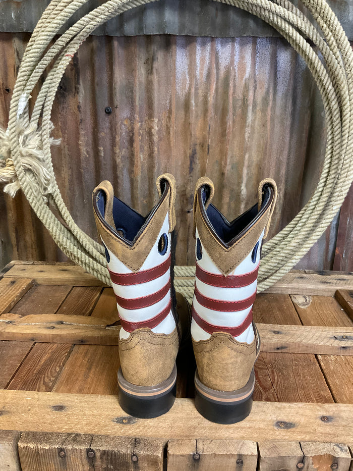 Smoky Mountain Stars and Stripes Western Boot