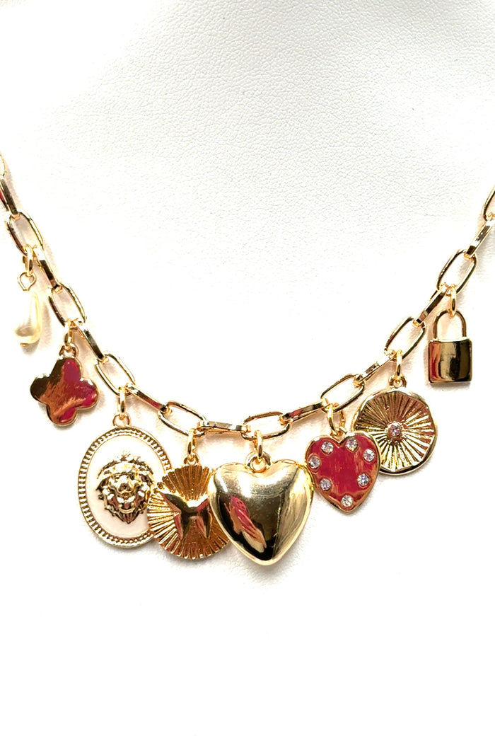 Style the Ali Charm Necklace exclusively at Born To Glam