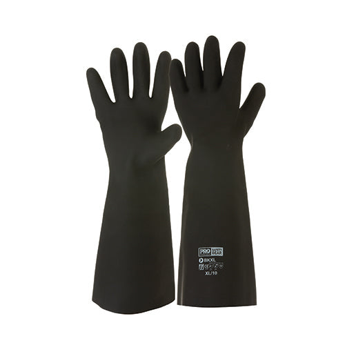 Black Knight 46cm Rubber Gloves