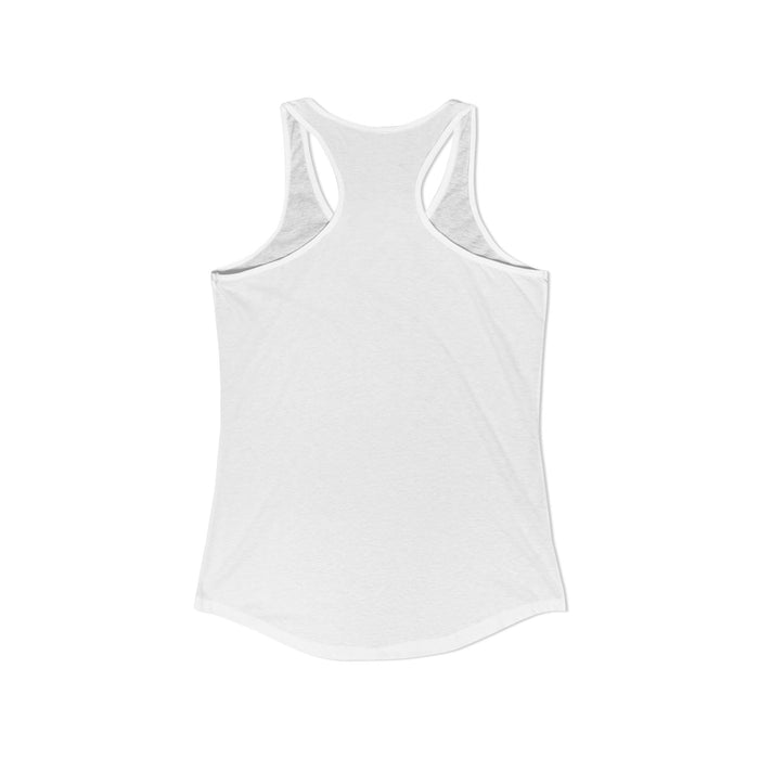 Summer racerback tank top styled for beach vacation and warm weather wear