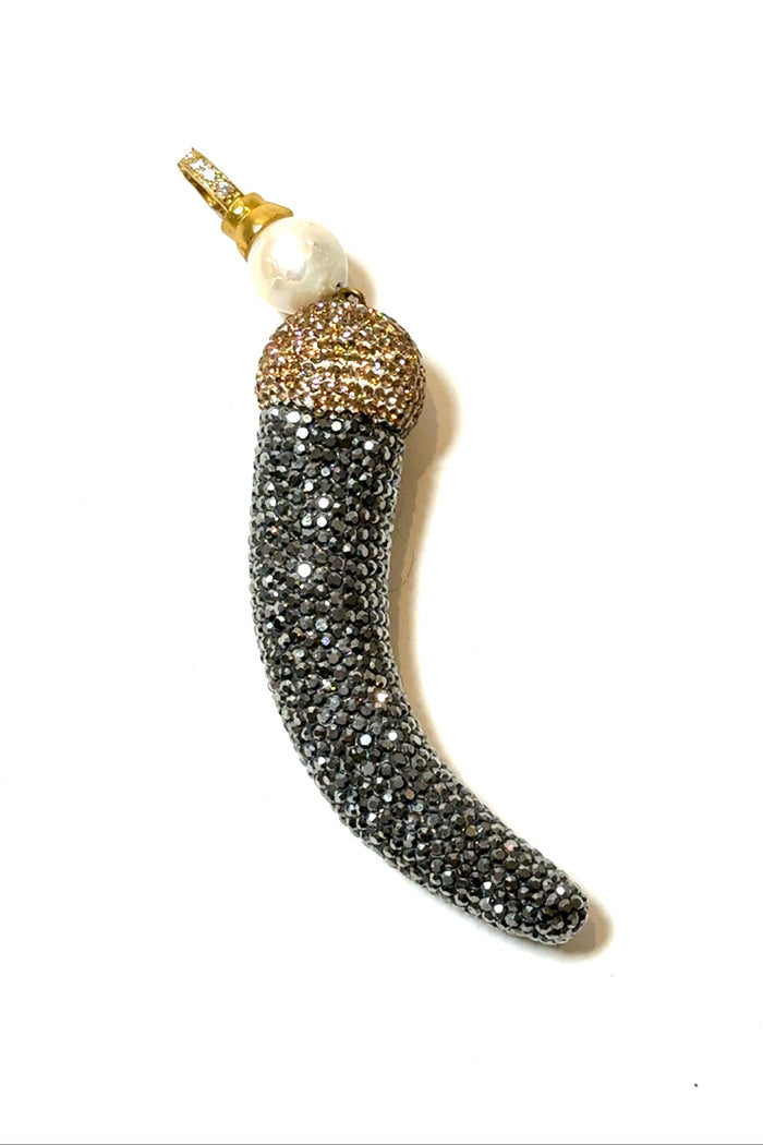 Silver Pearl Horn