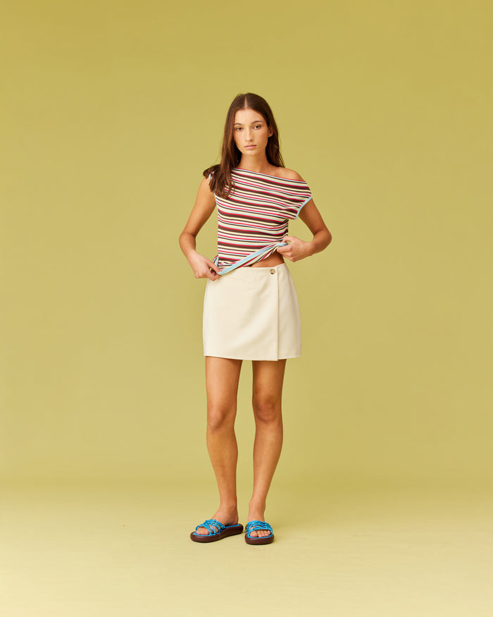 COCO MINI SKIRT BUTTERCREAM