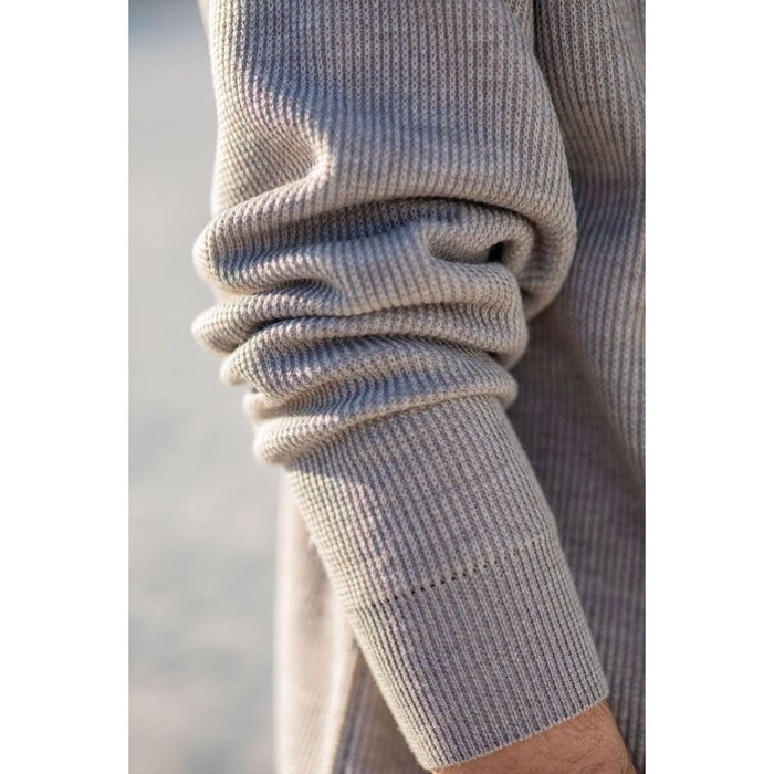 Country Laine - Mens Merino Textured Rib Crew (CL0030)
