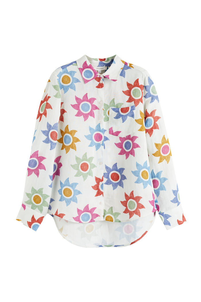 Cream Cotton Sol Shirt