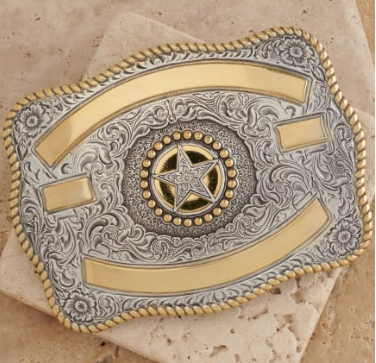 Crumrine Texas Star Belt Buckle
