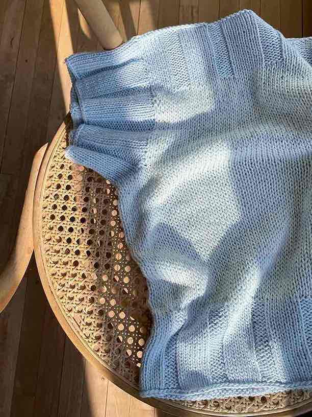 Easy Peasy Rose tee, No 21 + 14 knitting kit