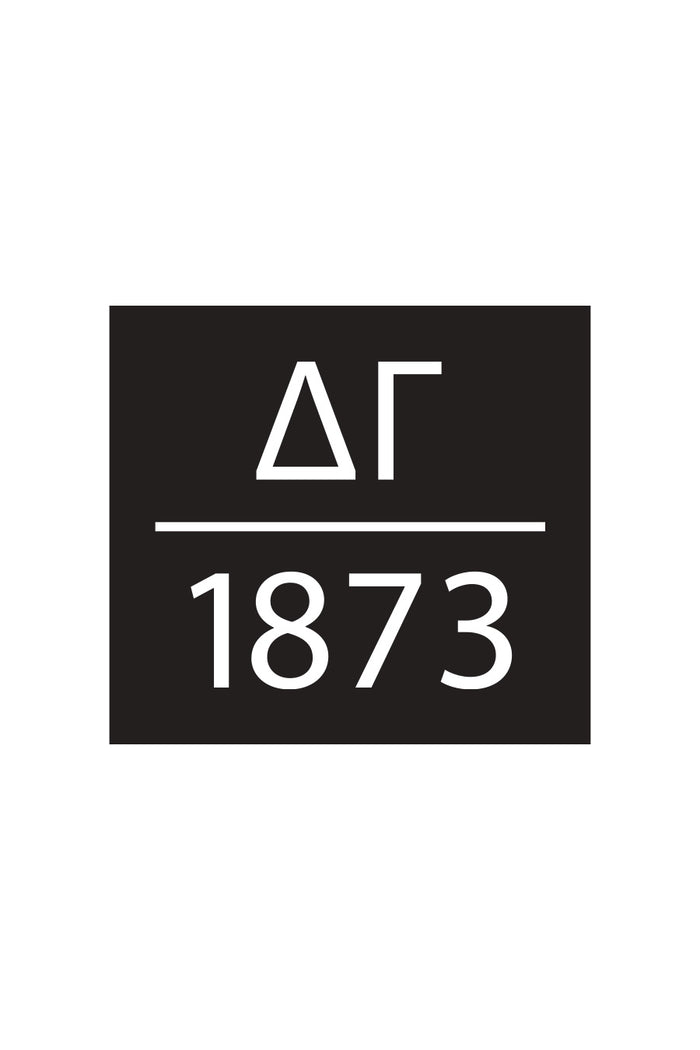 Established Square Decal - Hannah's Closet - The Official Boutique for Delta Gamma
