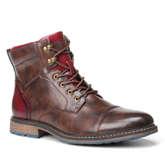 Ethan | Bottes Oxford Artisanales en Simili Cuir