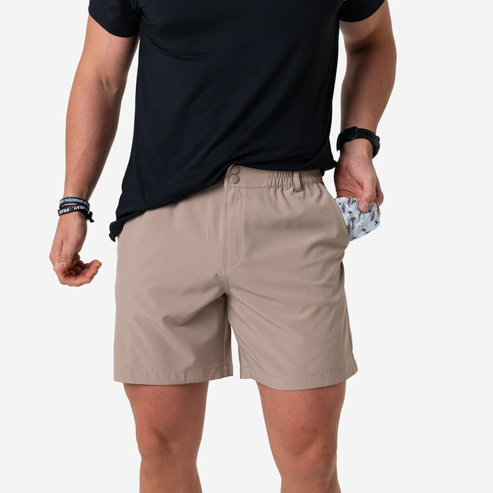 Everyday Short - Cobblestone Khaki - Duck Hunt Pocket