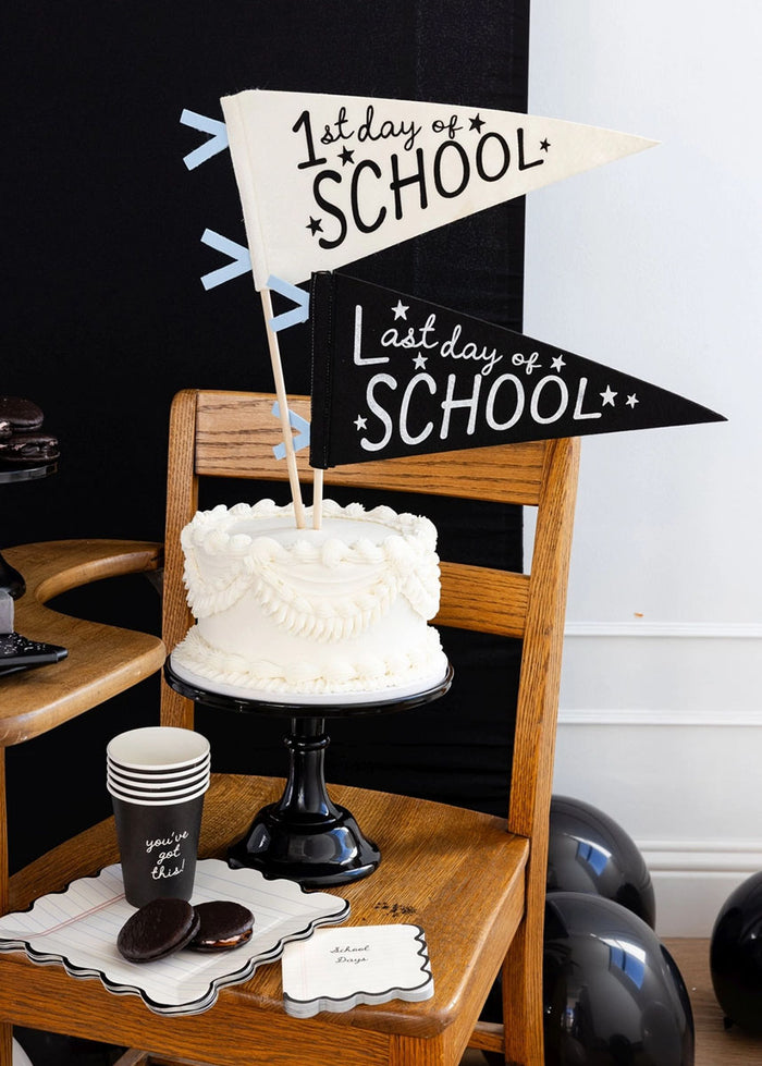 First & Last Day Of School Pennant Set
