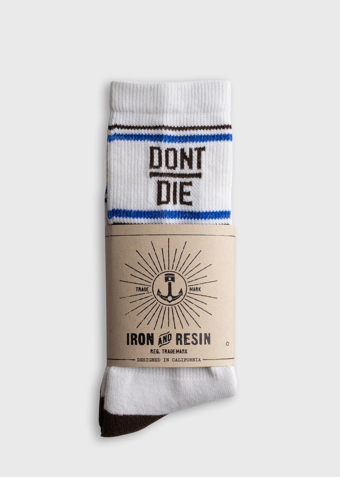Cotton polyester blend crew socks with stretch fit and durable construction, one size everyday sock