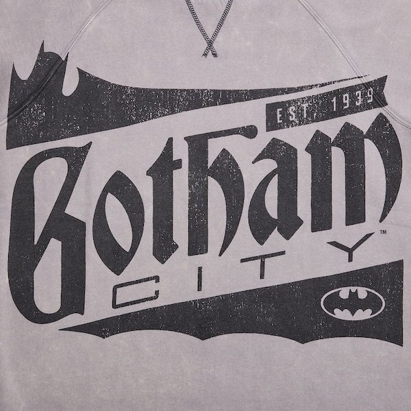 Gotham City Sleeveless Crew Fleece - Heroes & Villains-DC Comics-Crewneck