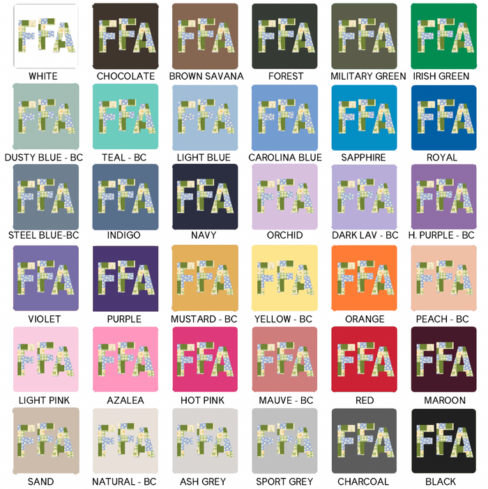 Green Quilted FFA– Hoodie