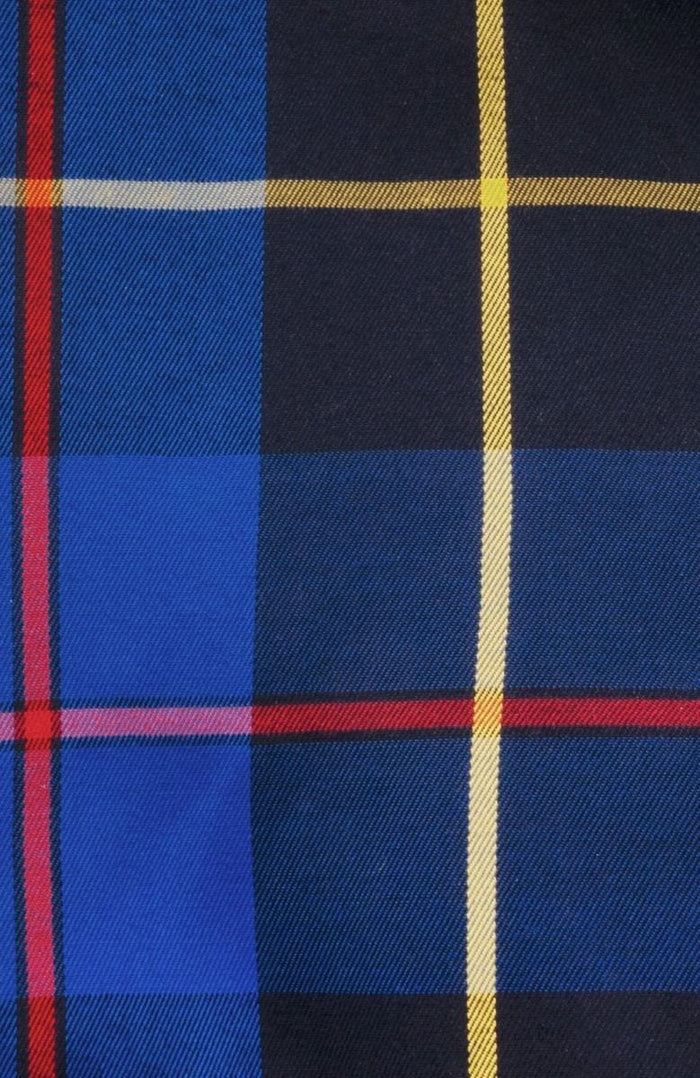 Pattern of the Gretchen Scott Ruff Neck Top - Plaidly Cooper - Blue Plaid