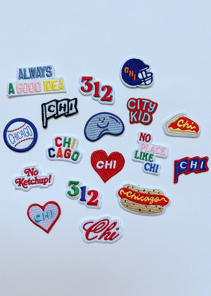 Heart Chi Patch - Blue & Red