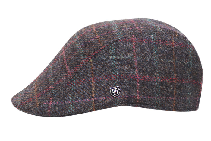 Hills Hats Ashton Wool Tweed Duckbill Cap