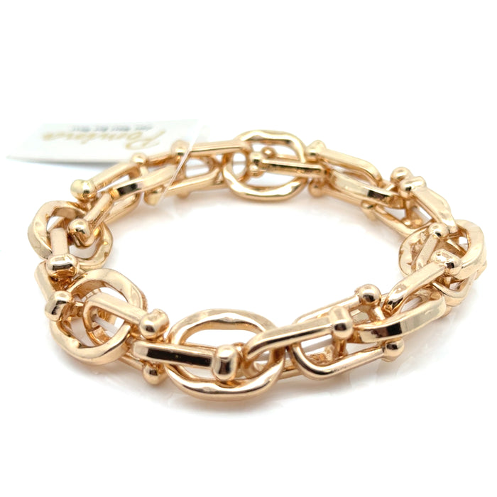 Style the Jaime Metal Link Bracelet exclusively at Born To Glam