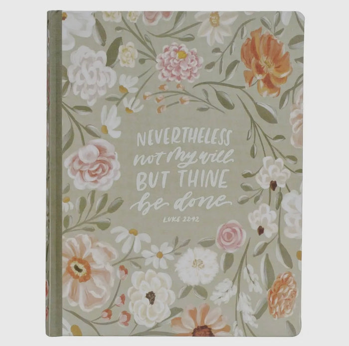 KJV sage floral Bible