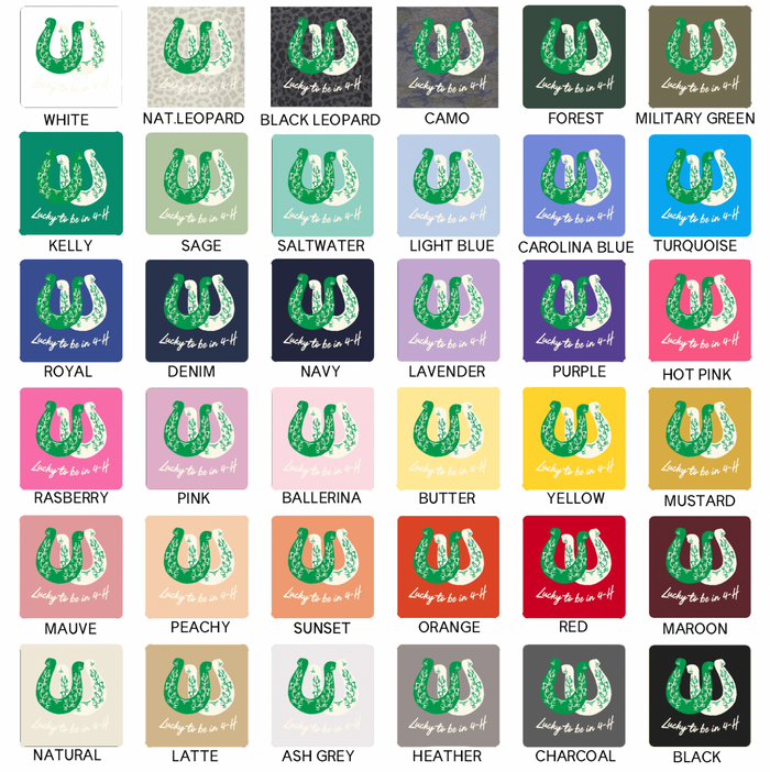 Lucky To Be In 4-H– Infant/Toddler/Youth