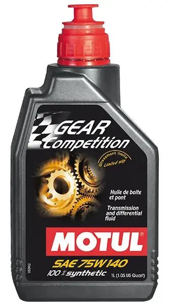 MOTUL Gear Competition 75W140 full synthetic racing differential lubricant, 1 liter