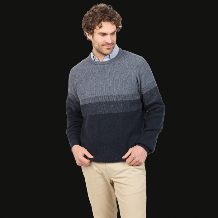 Native World - Mens Gradient Crew (NE432)Sky