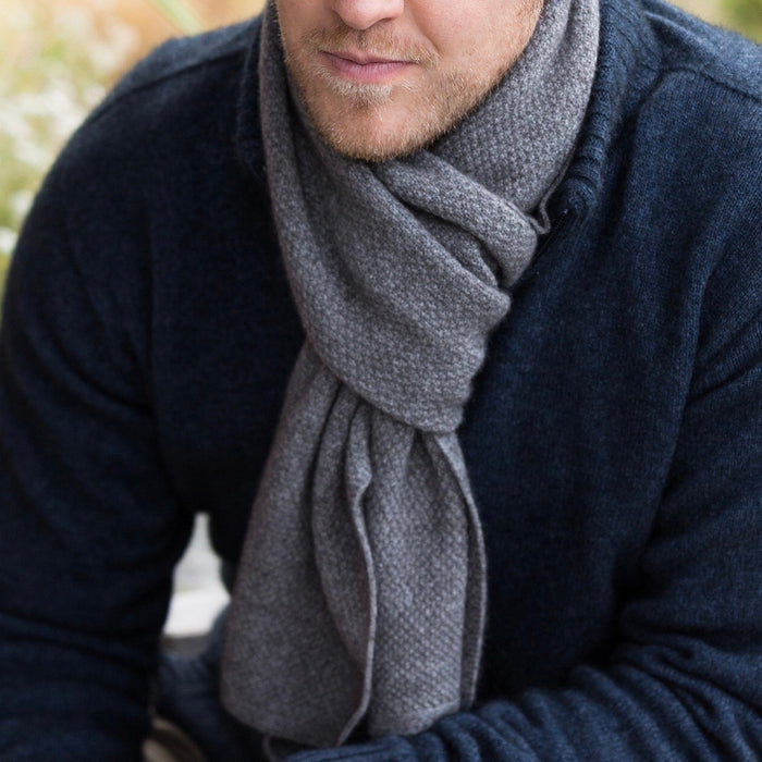 Noble Wilde - Merino & Possum Moss Monti Scarf