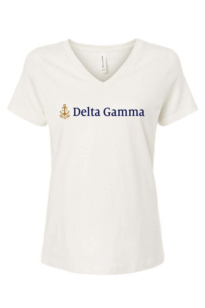 Official Delta Gamma V-Neck - Hannah's Closet - The Official Boutique for Delta Gamma