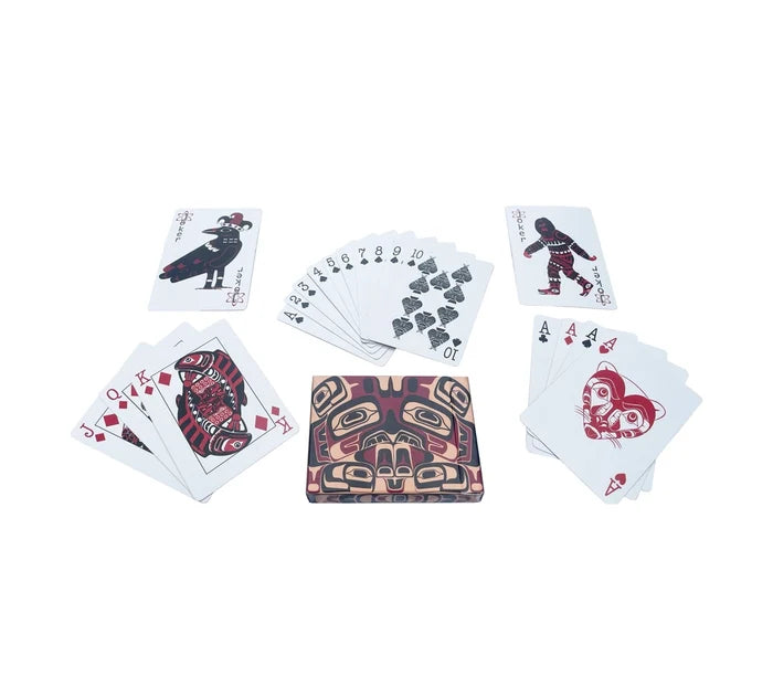 Pacific Northwest Native American Art Playing Cards