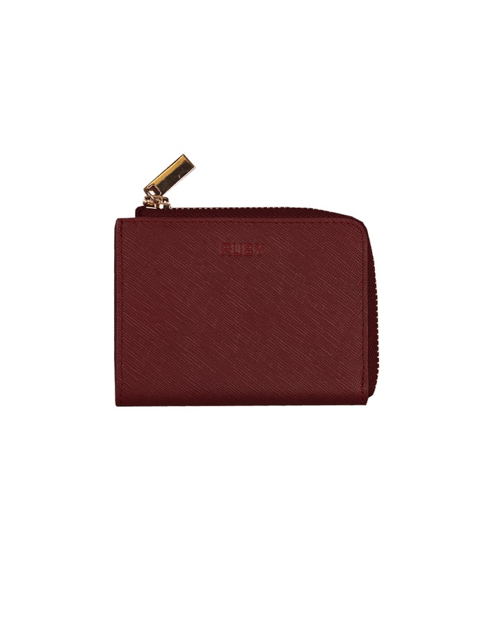 PENNY ZIP WALLET BURGUNDY