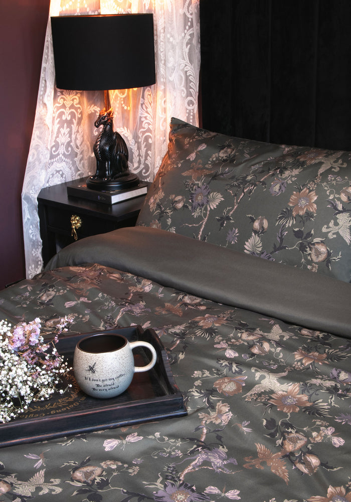Poison Garden Print Bedding Set - UK Double