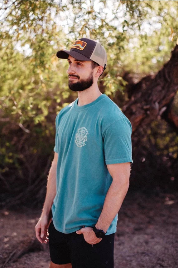 Retrozona Curved Brim Trucker Hat
