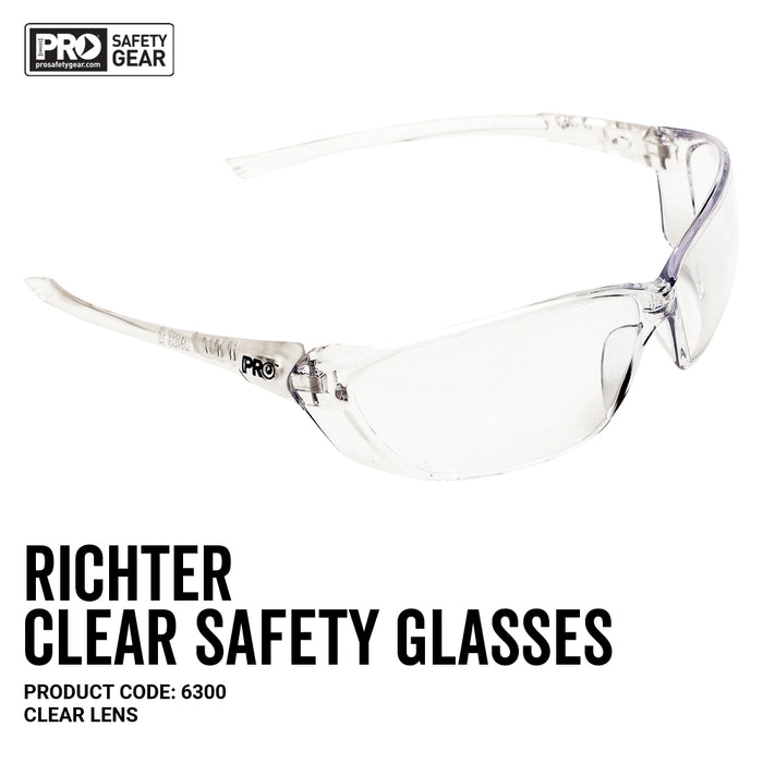 Richter Safety Glasses Clear Lens