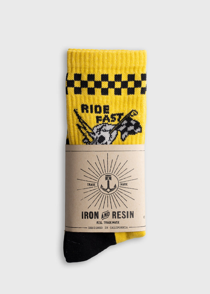 Cotton polyester blend crew socks with stretch fit and durable construction, one size everyday sock