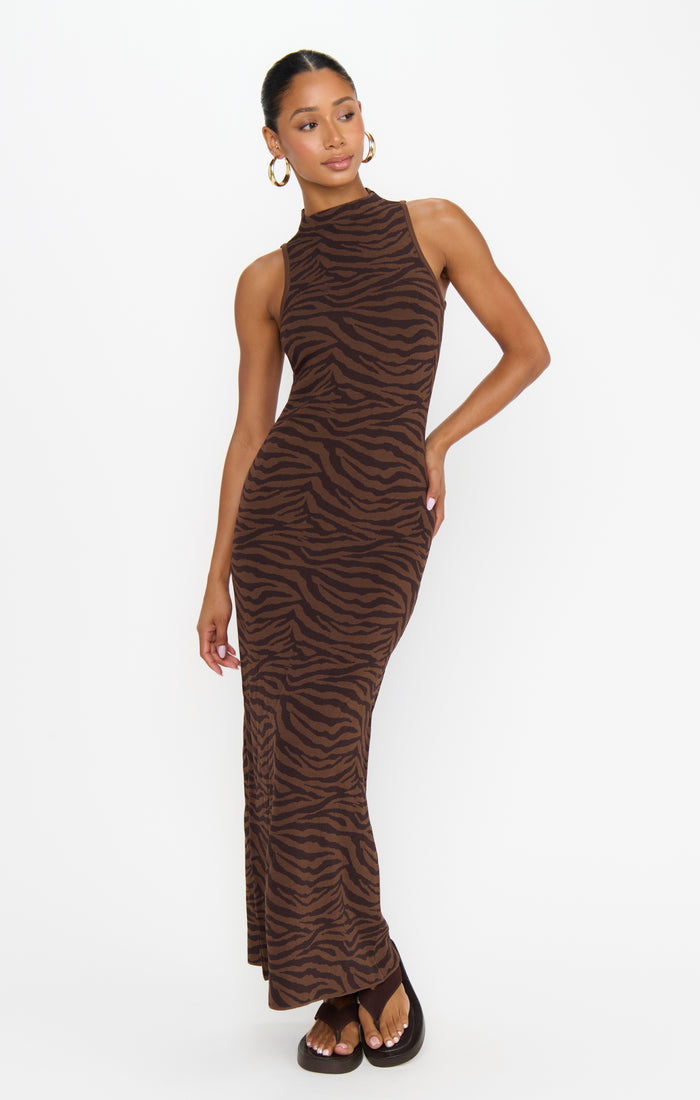 Shauna Maxi Dress ~ Wild Tiger Knit
