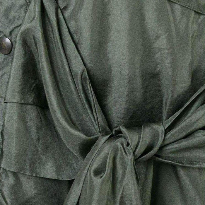 Faith Connexion Shirt Style Asymmetric Silk Skirt - Runway Catalog