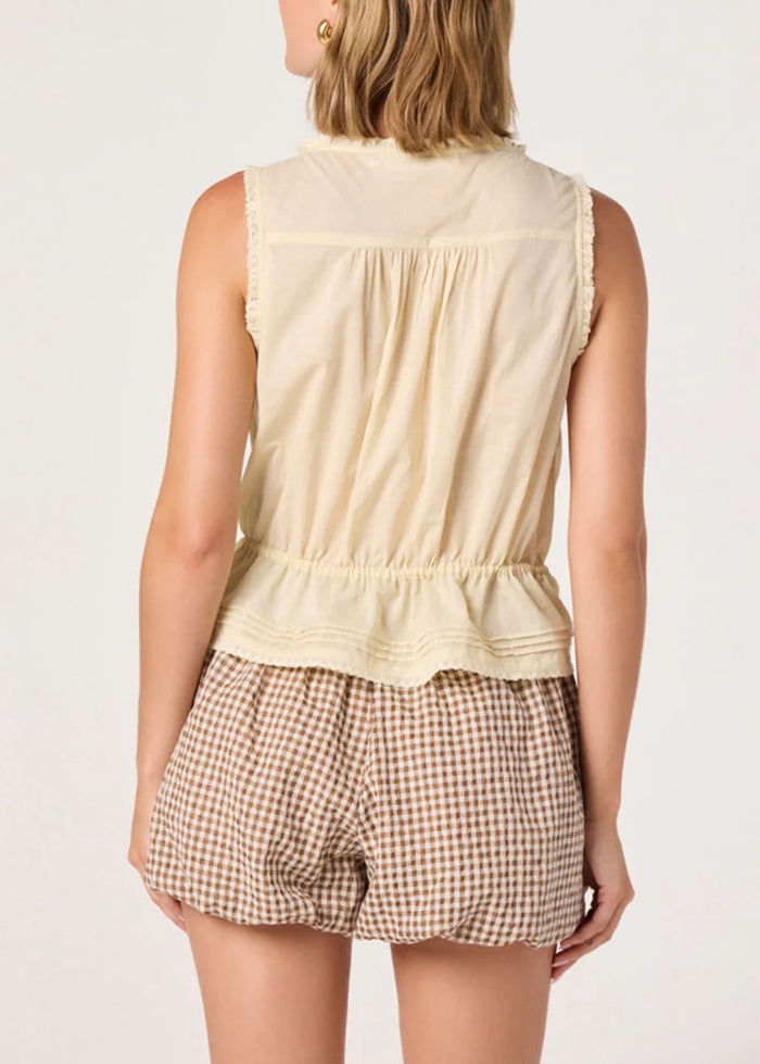 Shreya Top - Pale Yellow