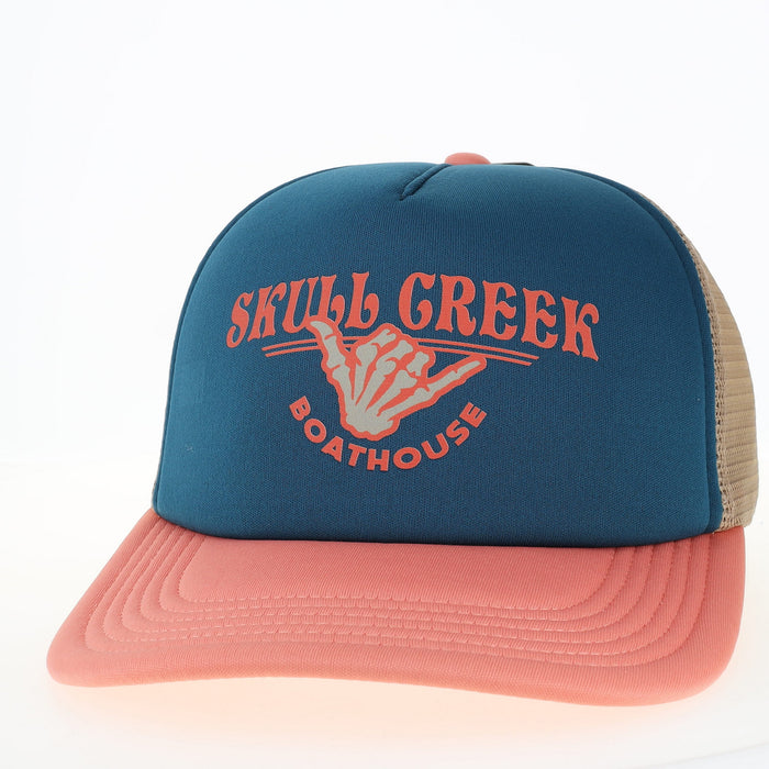 Skull Hand Trucker Hat