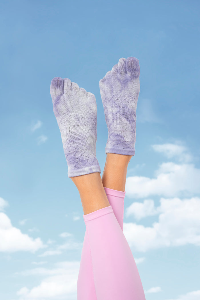 Soul Tie-Dye Full Toe Grip Socks (2-Pairs)