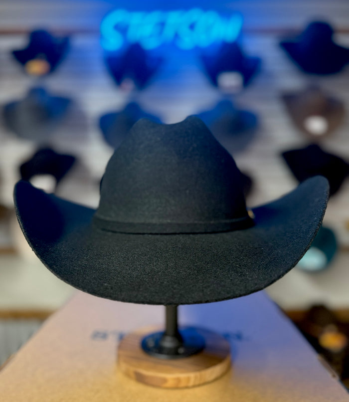 Stetson Oak Ridge Black Felt Western Hat