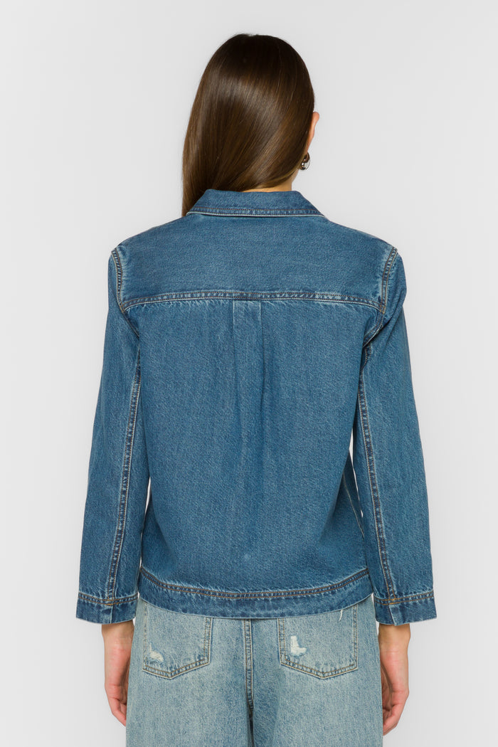 Stevie Blue Top - Tops - Velvet Heart Clothing