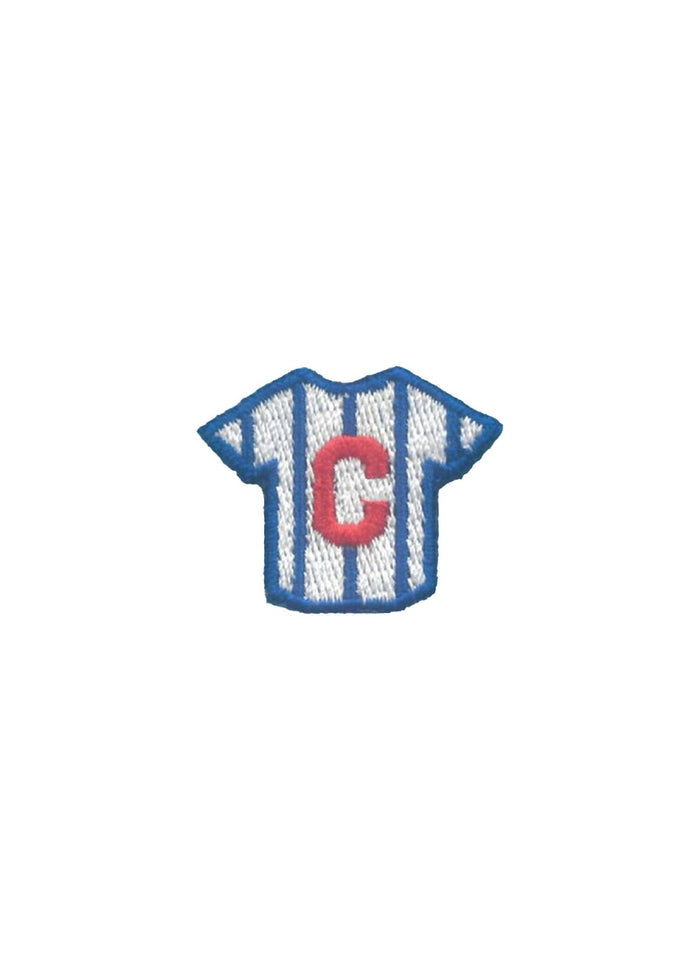 Striped Jersey Patch - Blue & Red