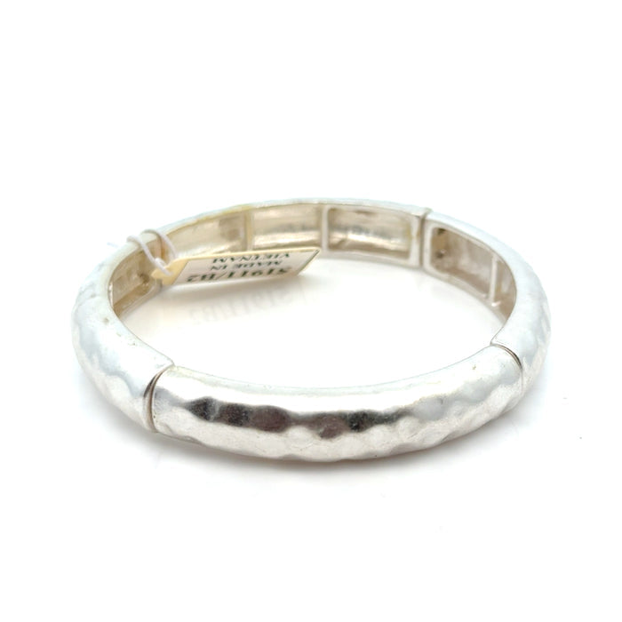 Style the Tandy Hammered Stretch Bracelet exclusively at Born To Glam