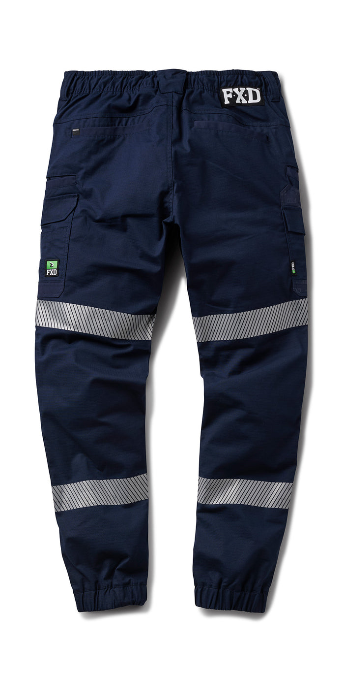 Taped Cuffed Elastic Waist Stretch Ripstop Work Pant WP-12CT
