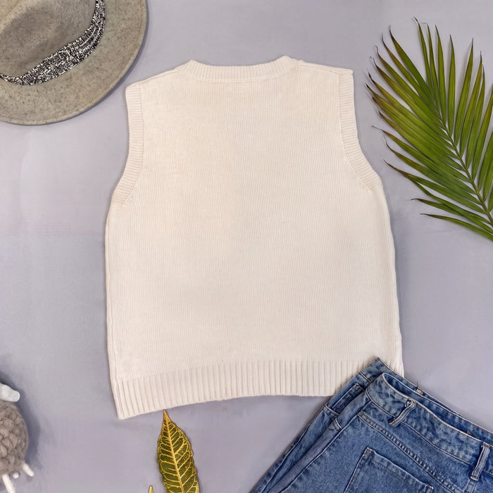 Tara Ivory Vest