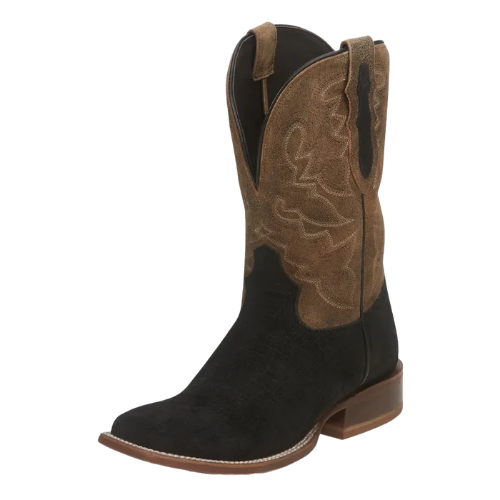 Tony Lama Tucson Wide Square Toe Tan Western Boots