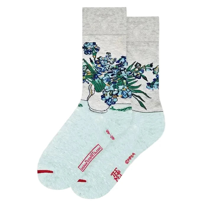 Van Gogh Blue Irises Socks