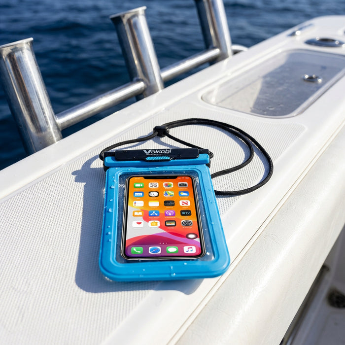 Waterproof Phone Case - Cyan