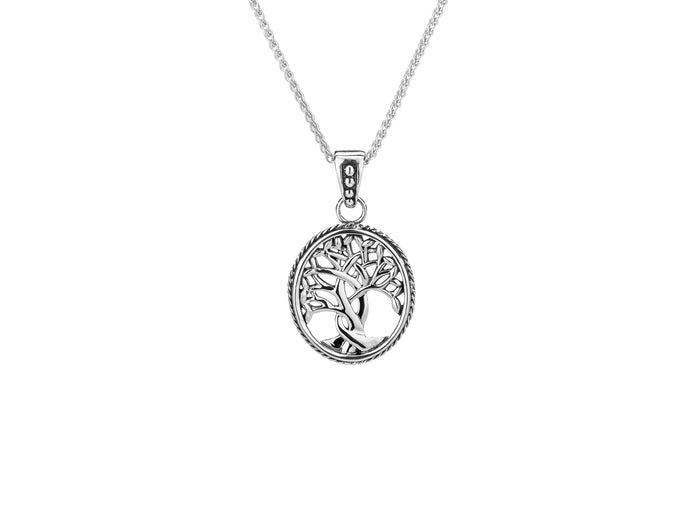 Women's Sterling Silver Tree of Life Small Pendant