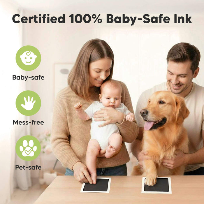 Certified 100% Baby-Safe Ink, Baby-safe, Mess-free, Pet-safe